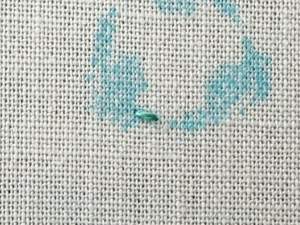 アウトラインステッチのやり方をミモザの刺繍で解説